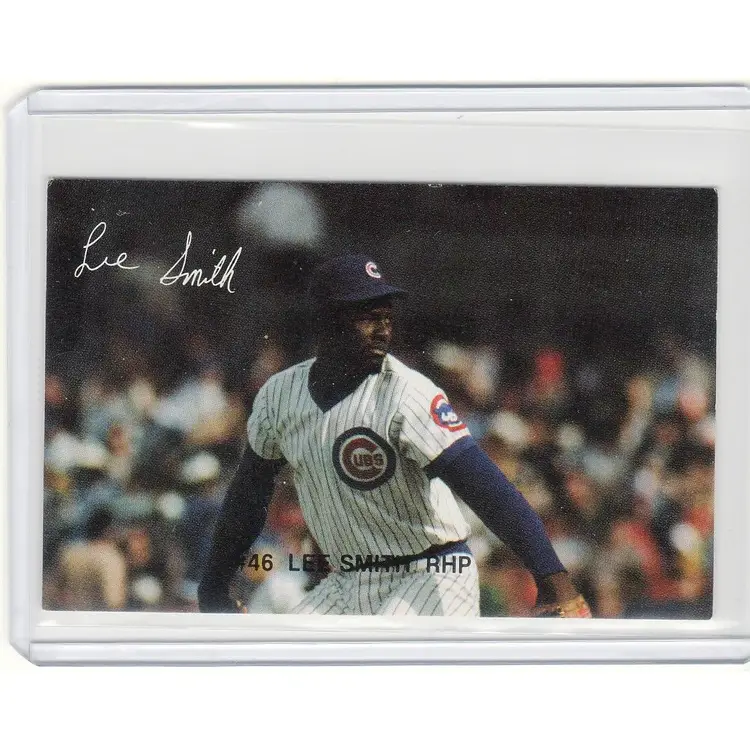 1982 Cubs Red Lobster LEE SMITH rookie RC - VG-EX