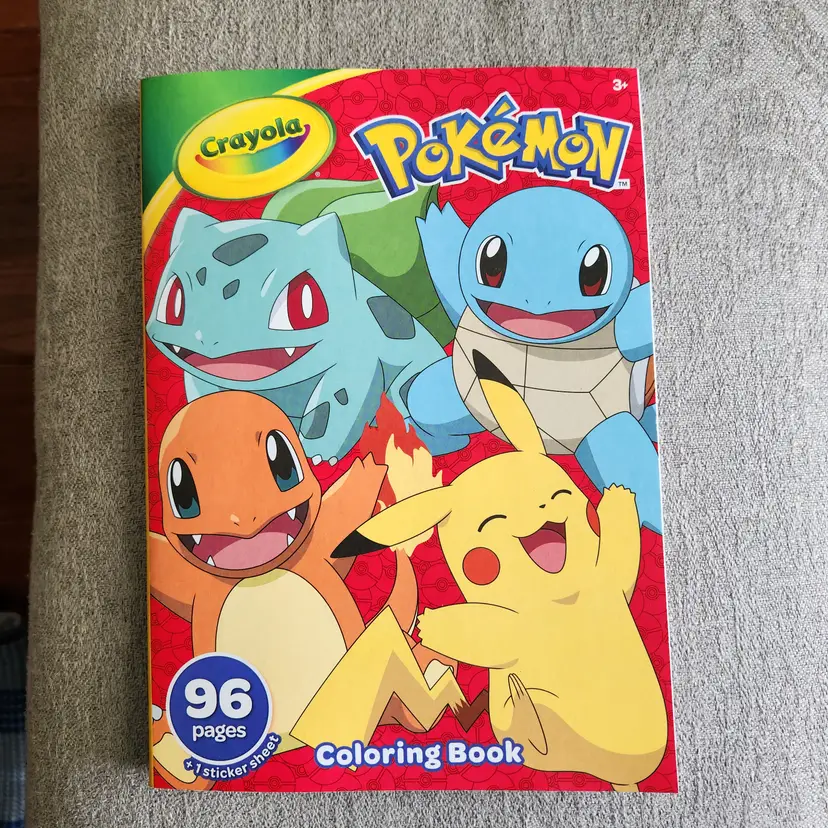 Pokémon Coloring & Puzzle Book With Stickers