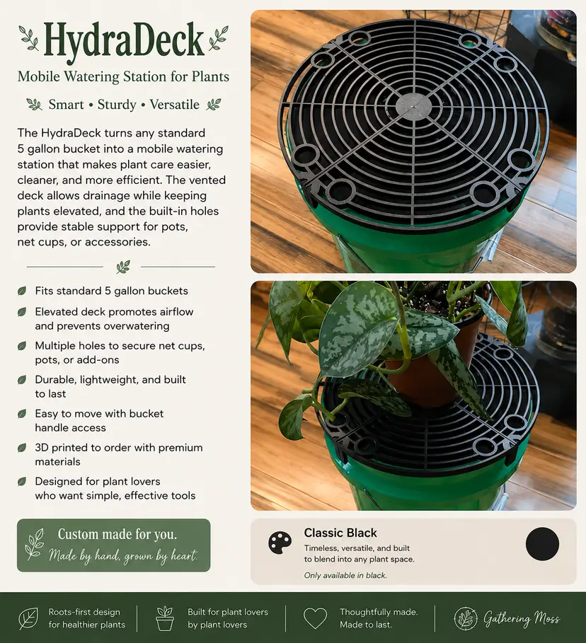 HydraDeck | Mobile Watering Station for Plants