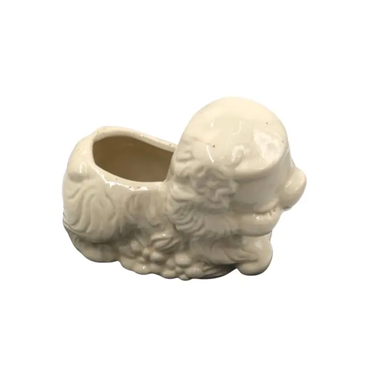 VINTAGE DOG PLANTER COCKER SPANIEL USA POTTERY