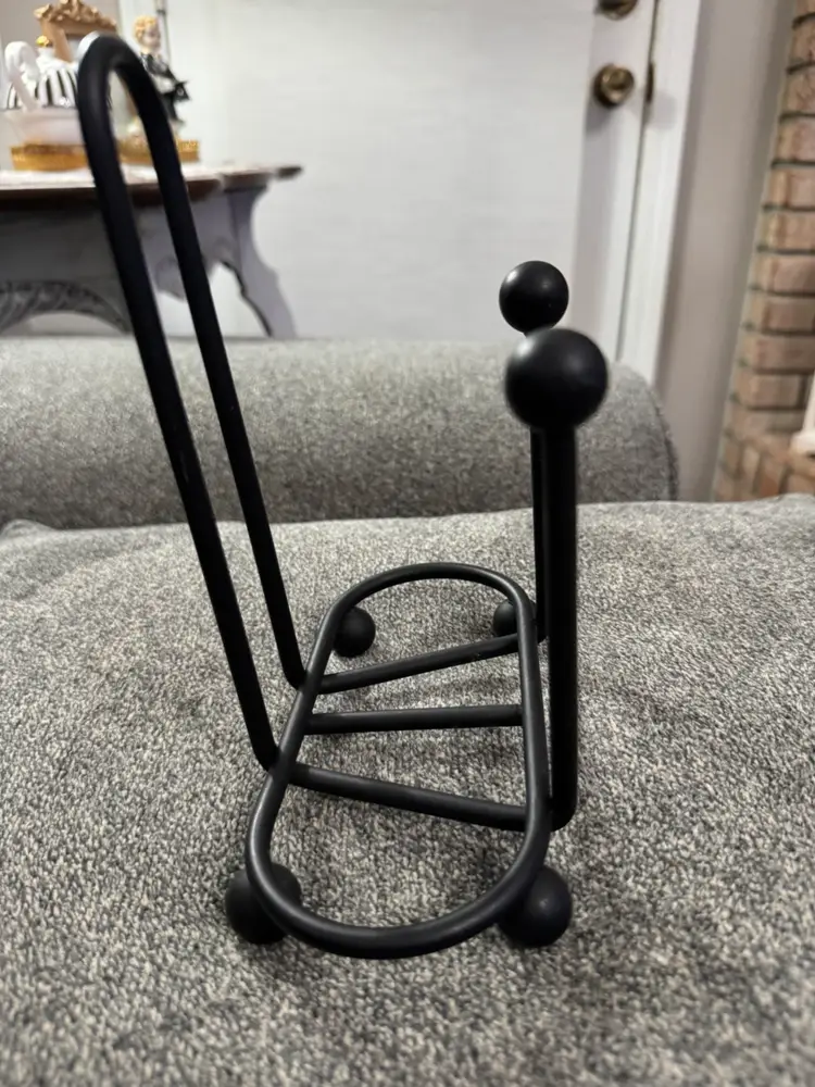 Wrought Iron Napkin Holder/Cutting Board Storage