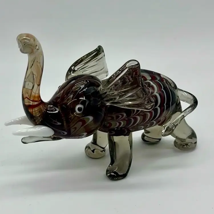 Fitz And Floyd Glass Menagerie Elephant |4” (*Read)