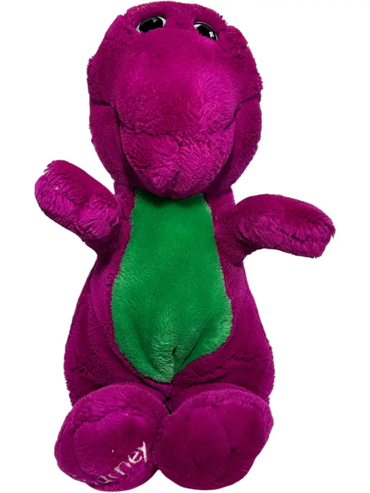 VTG 1992 Barney The Purple Dinosaur 14" Plush Lyons Group
