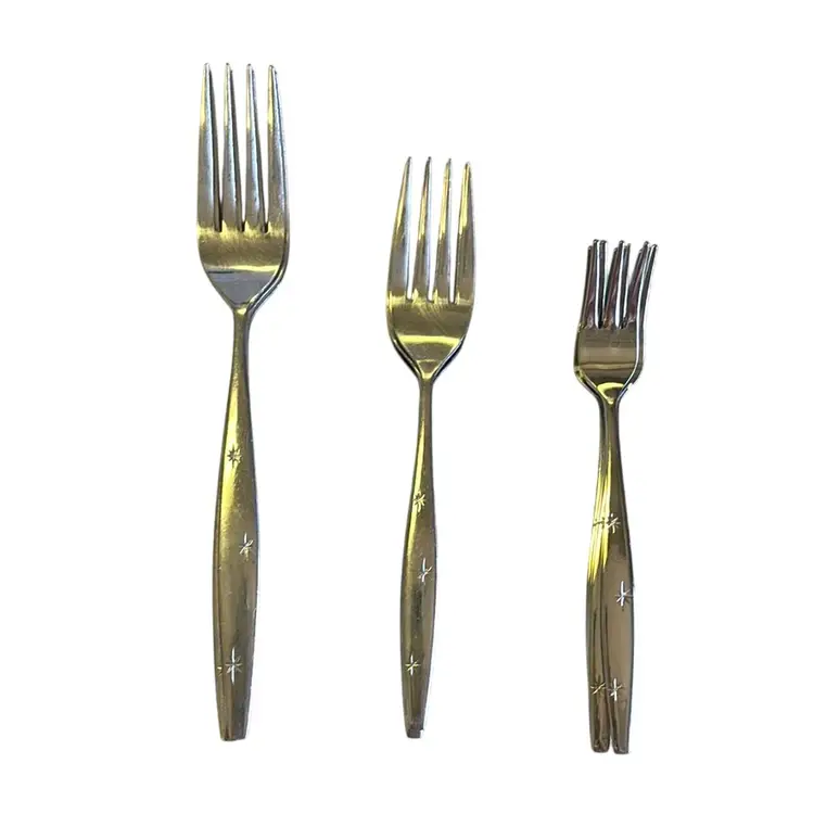 Vintage 31 Pc Made In Japan Starlite Flatware