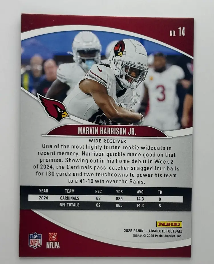 Marvin Harrison Jr. Absolute Stars #289/325