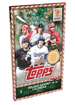 11/01/25: 2025 Topps Holiday (8) Box Team Random -- 4 Calendars/4 Mega