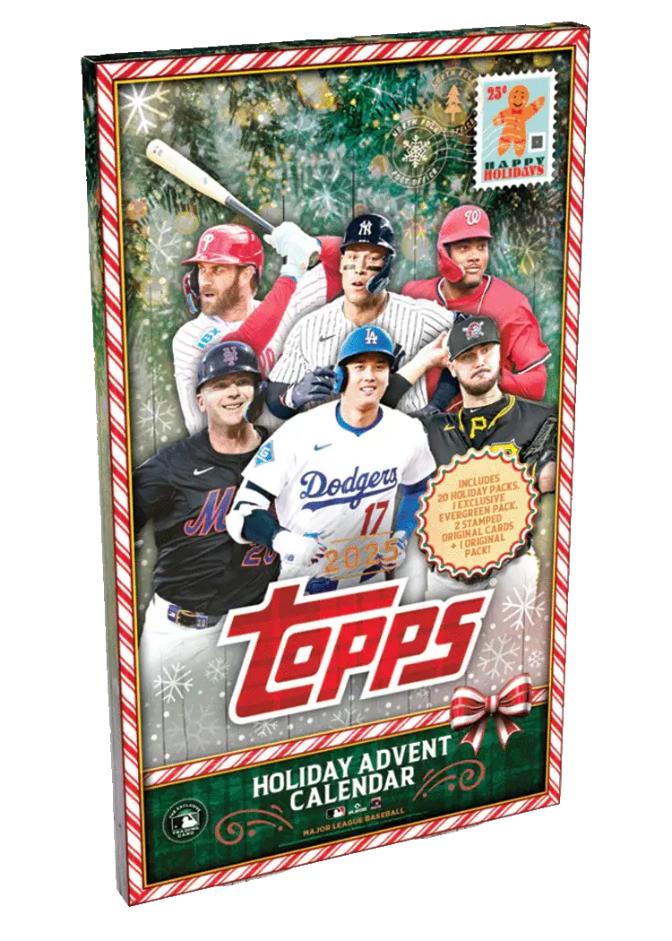 11/01/25: 2025 Topps Holiday (8) Box Team Random -- 4 Calendars/4 Mega