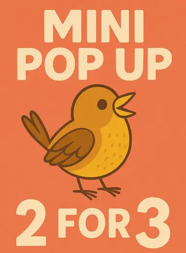 Morning Mini Pop Up 2 For $3 