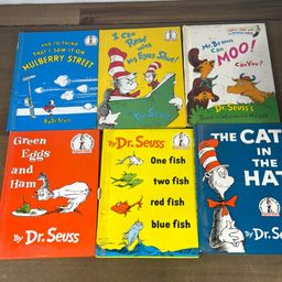 Dr Seuss Lot Of 6 Books