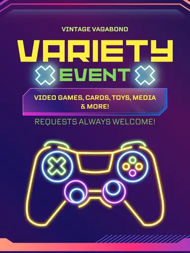 Variety Show! Shirts, Funko, Disney Pins, Games, Cards!