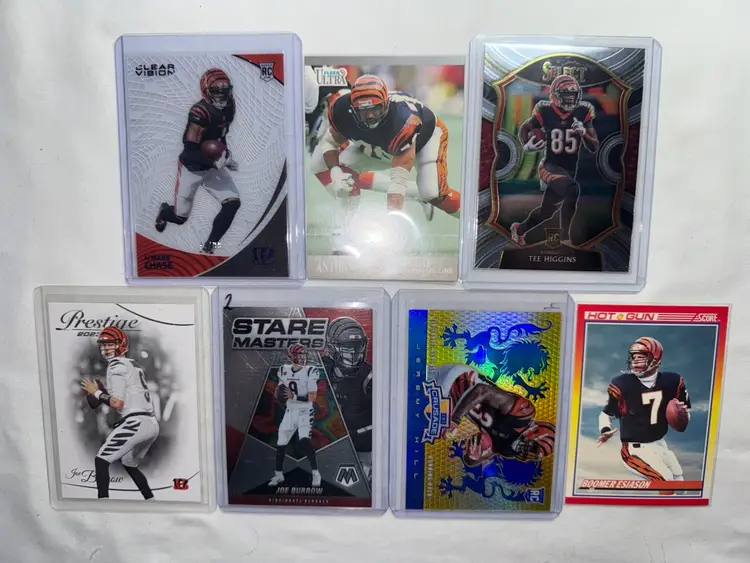 Jamarr Chase /99 RC + Bengals RCs And Stars Lot Higgins Burrow Others