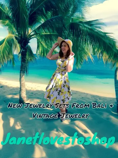 New Jewelry from Bali, $10 Starts! Plus Vintage Jewelry! Janetlovestoshop 