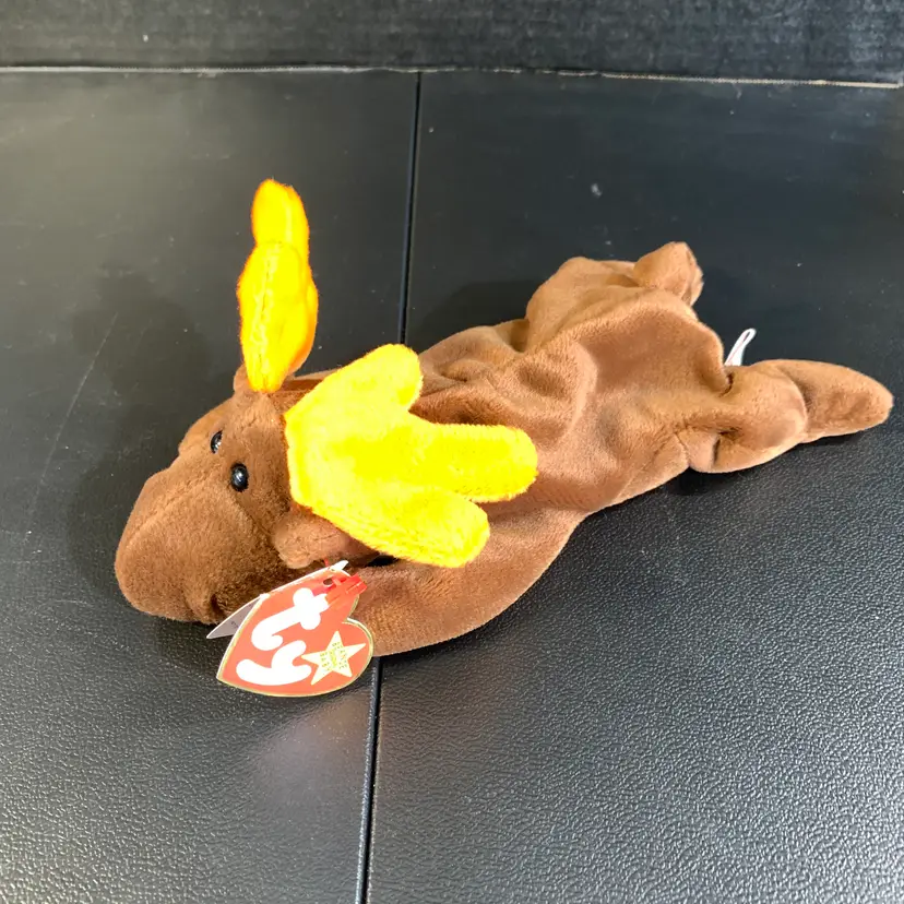 TY Beanie Baby Moose "Chocolate"