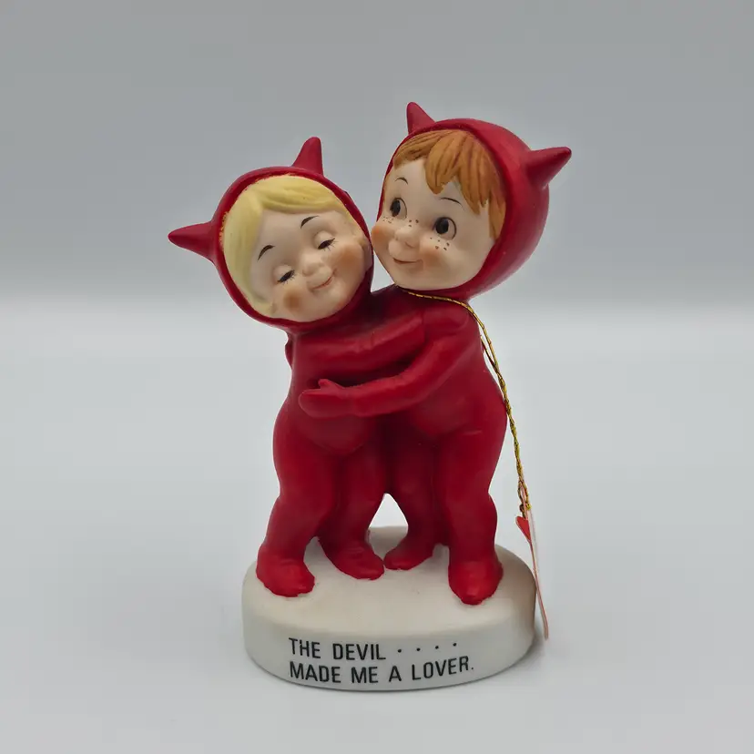 Vintage Kelvin's Japan The Devil Made Me A Lover Figurine