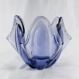 Viking Purple Handkerchief Vase