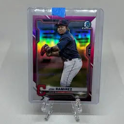 2021 Bowman Chrome Jose Ramirez  /299  Cleveland Indians
