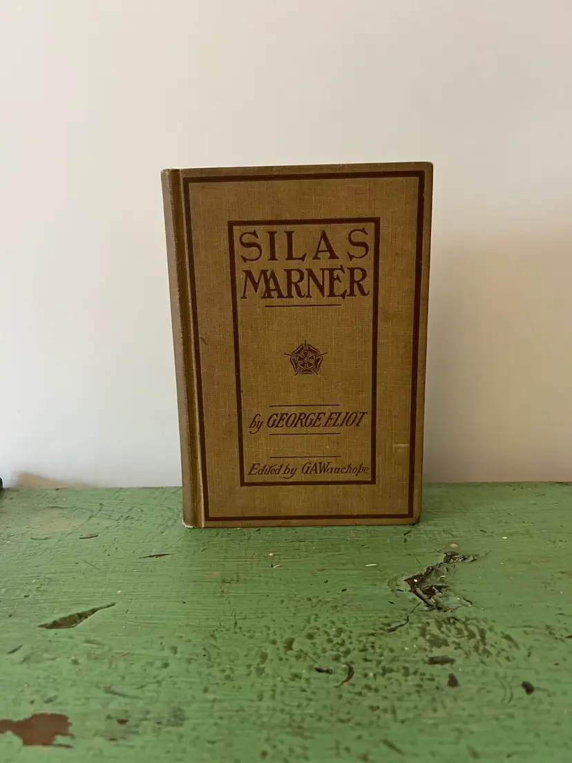 1906 Silas Eliot's Silas Marner. The Weaver of Raveloe - Heaths English Classics. D C Heath & Co Antique Book. Antique Book