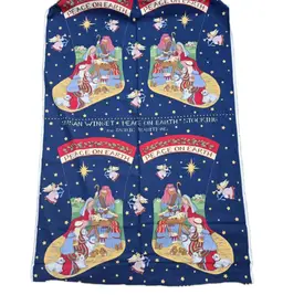 Vintage Susan Winget '95 Christmas Manger Nativity Stocking Fabric Traditions. 10 Yards. Silas Creek. Made in USA.