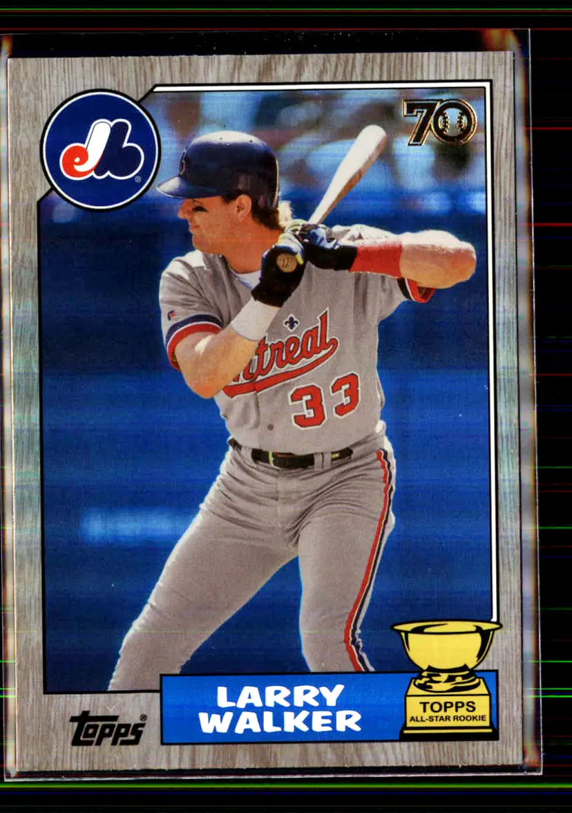 Larry Walker 2021 Topps All-Star Rookie Cup #3 - Montreal Expos - (147-107)
