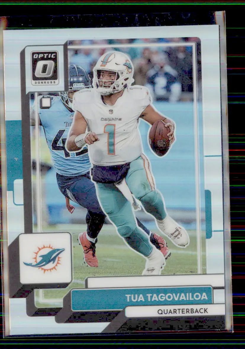 Tua Tagovailoa 2022 Donruss Optic Holo Silver #121 - Miami Dolphins - (130-328)