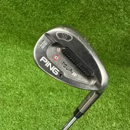 Ping TOUR W 56* Dark Chrome Sand Wedge 56-10 ⛳️ Black Dot ⚫️ Stiff Steel Shaft RH
