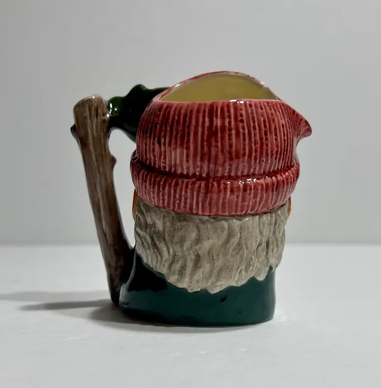 VTG Royal Doulton Toby Character Mug Jug The Lumberjack Small 1966 D6613 *READ