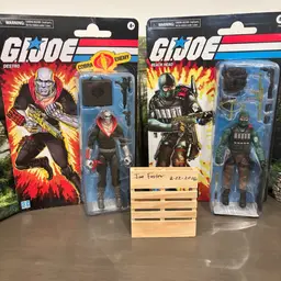 Retro On Card Classified G.I. Joe. Destro And Beachhead.