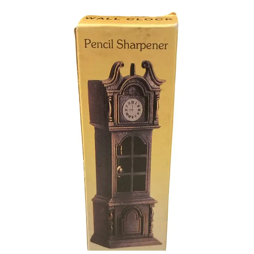 Metal Pencil Sharpener Wall Clock