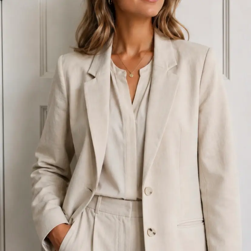 Autres Filles Cream Blazer Jacket M/M