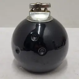 Vintage BOWLING BALL LIGHTER Table Lightwr Mcm