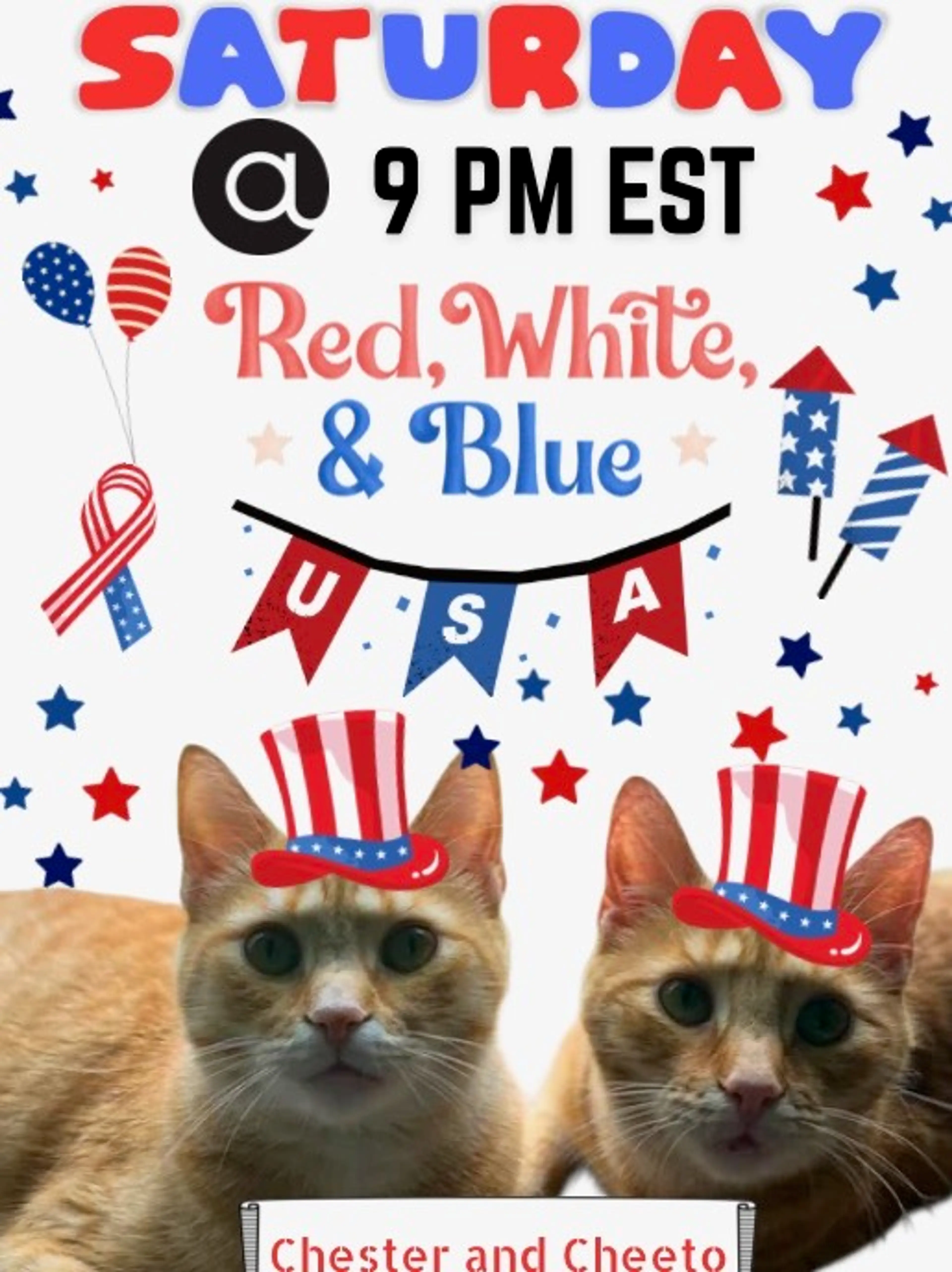 Red White & Blue U S A W/pickinpete&tracy