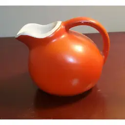 Vintage Hall Small Red Creamer Pitcher