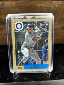 Cal Raleigh Rookie Lot - 2022 Topps Archives & 2022 Bowman Chrome Rookie of the Year Favorites Mojo Insert