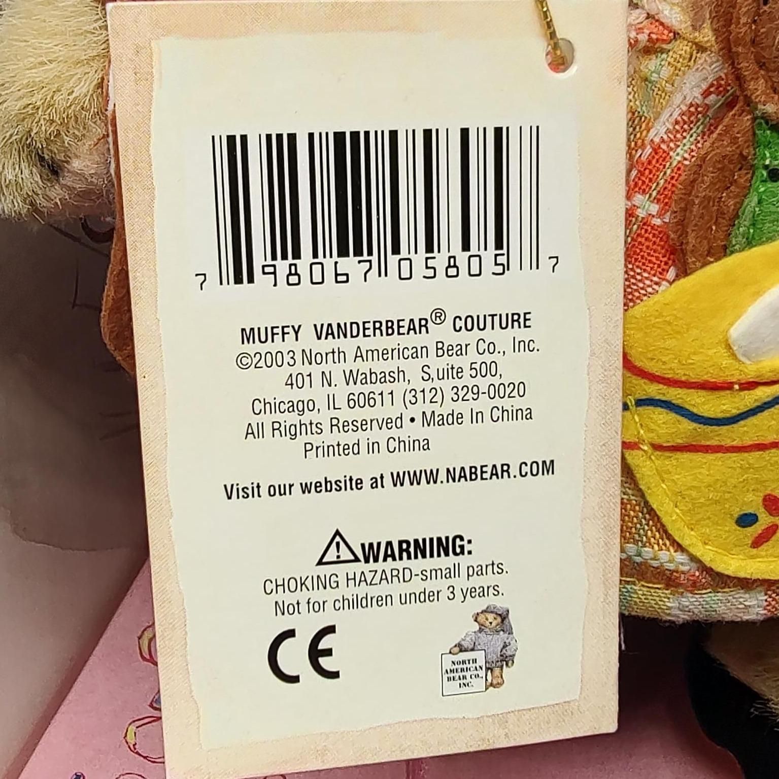 2002 Muffy Vanderbear Couture Muffy Locks And The Three Bears