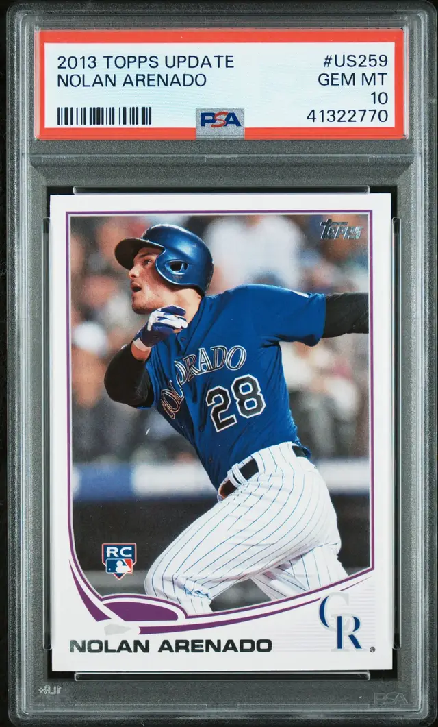 2013 Topps Update NOLAN ARENADO #US259 RC Rookie PSA 10 GEM MINT