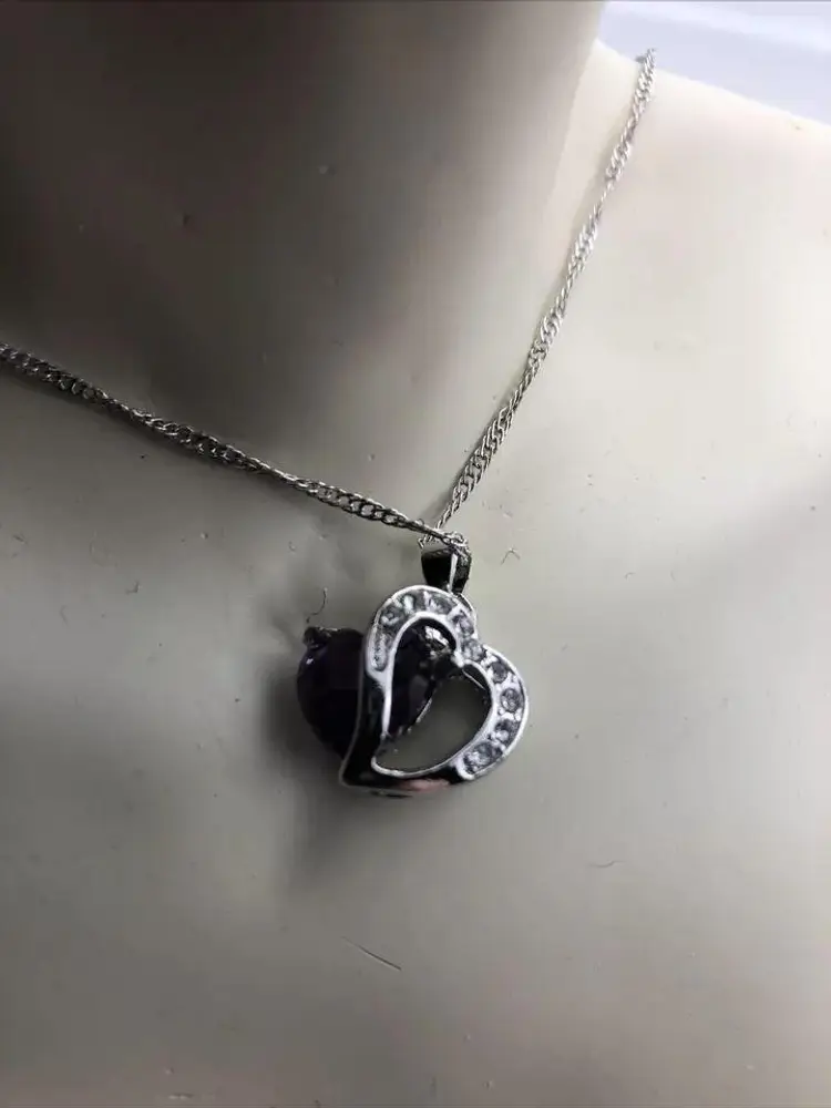 #01 - Purple Heart Necklace
