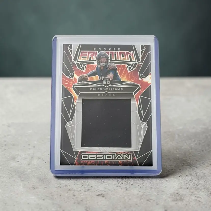 2024 Panini Obsidian Caleb Williams Rookie Eruption Materials Contra #ERM-CWS MEM