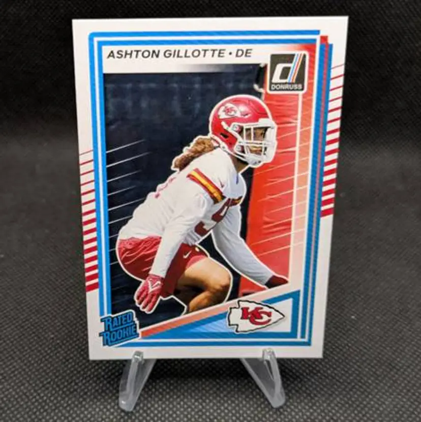 Ashton Gillotte 2025 Donruss Football Rookie RC #353 - Kansas City Chiefs