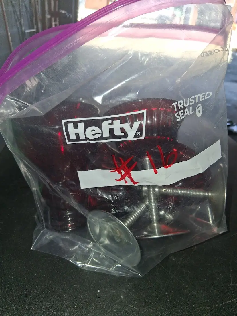 GRAB BAG #16 VINTAGE RUBY RED GLASS