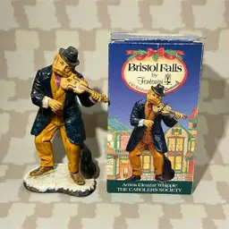 Fontanini Bristol Falls The Carolers Society Amos Eleazar Whipple 1992 READ