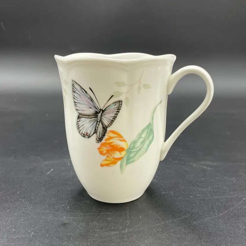 Lenox Butterfly Meadow Eastern Tailed Blue Coffee Mug Cup Drinkware Kitchenware