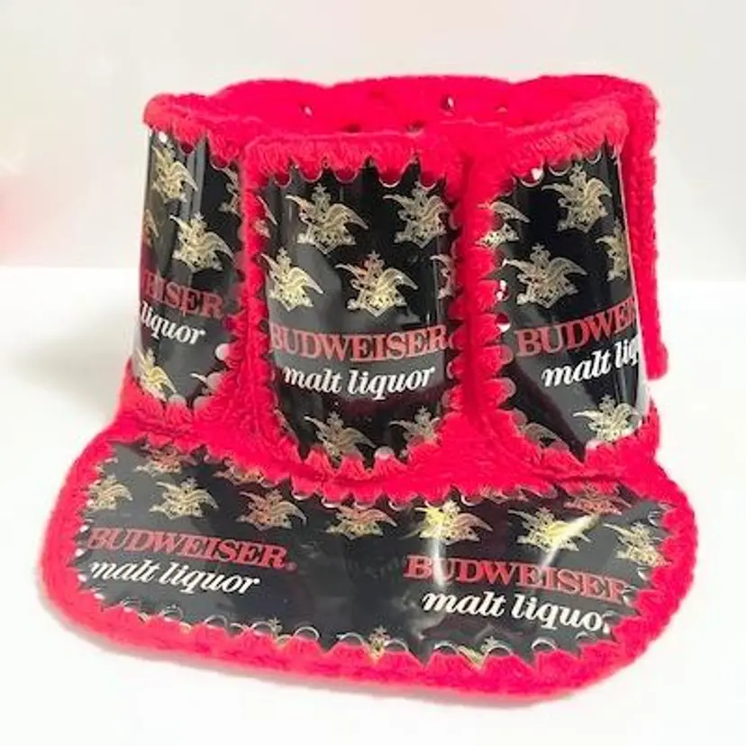 Budweiser Malt Liquor Beer Hat Vintage Anheuser Busch Logo