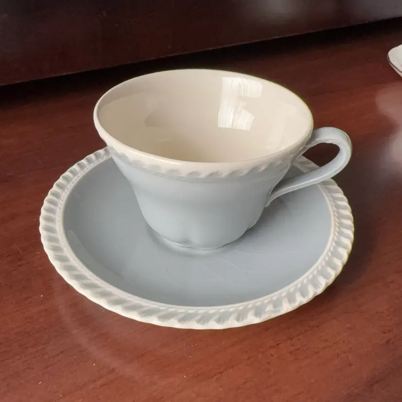 Harker Pate Sur pate Pottery Teacup