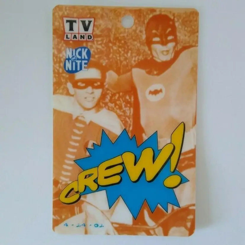 Batman And Robin Special Crew Pass TV Show Reboot Laminated Superhero 2002