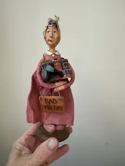 Vintage, 1995 House of Lloyd Figurine -  "Bad Hair Day" 8”