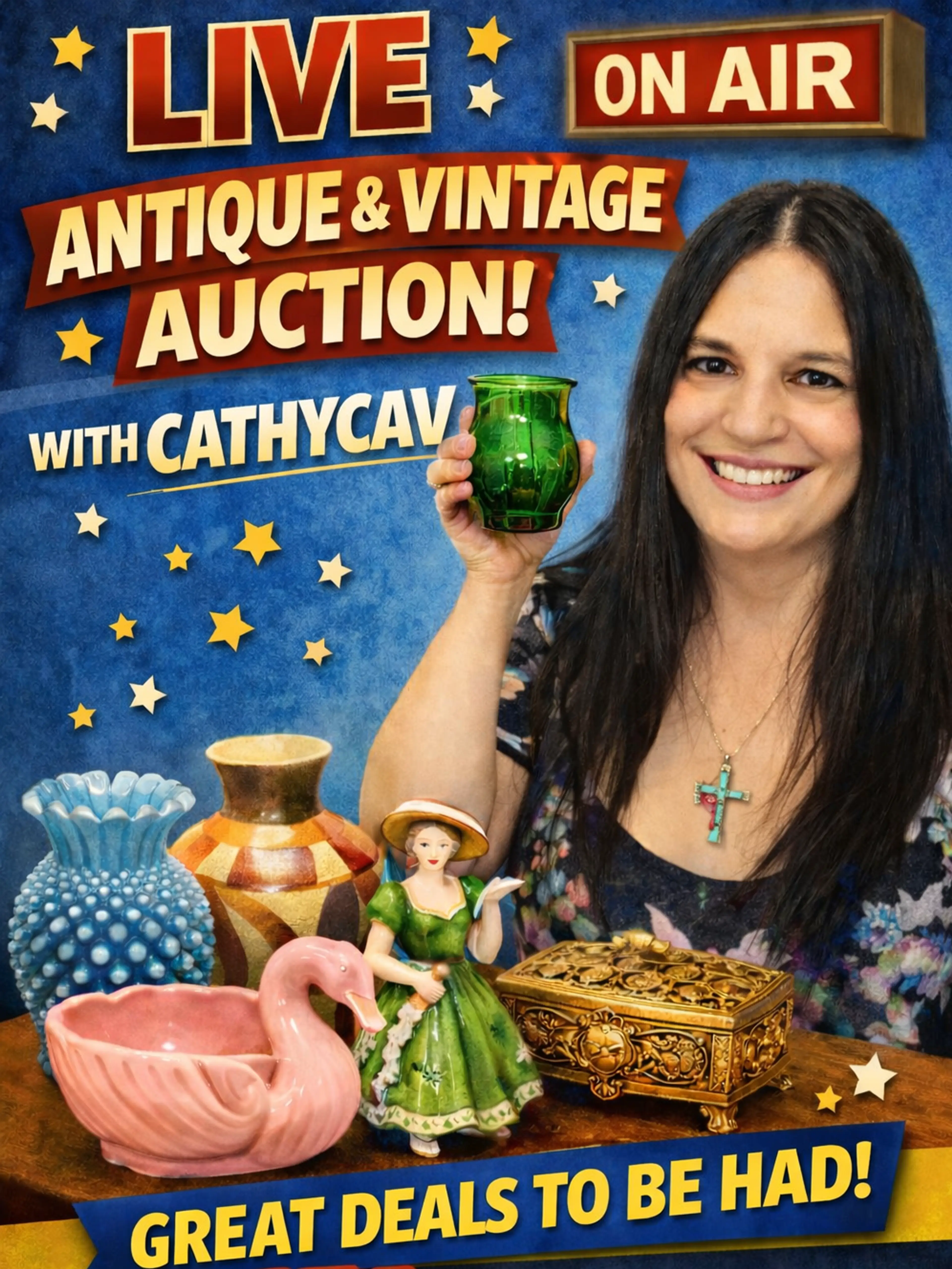 Antique & Vintage Treasures! Various Starts! Many Deals!