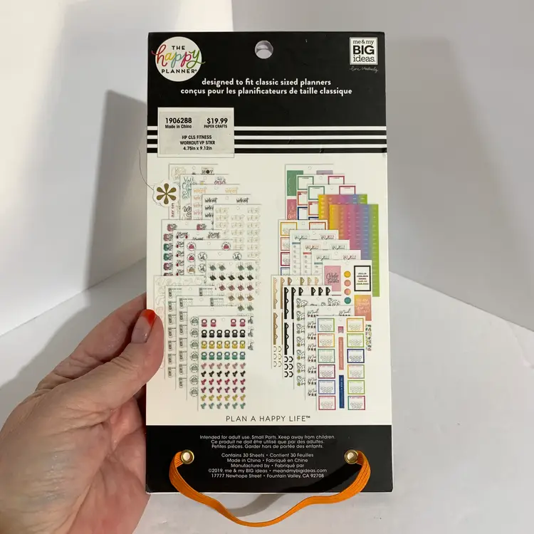 The Happy Planner Fitness Sticker Book