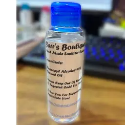 Handmade- New Barr's Boutique Coconut Hand Sanitizer 3 Fl Oz