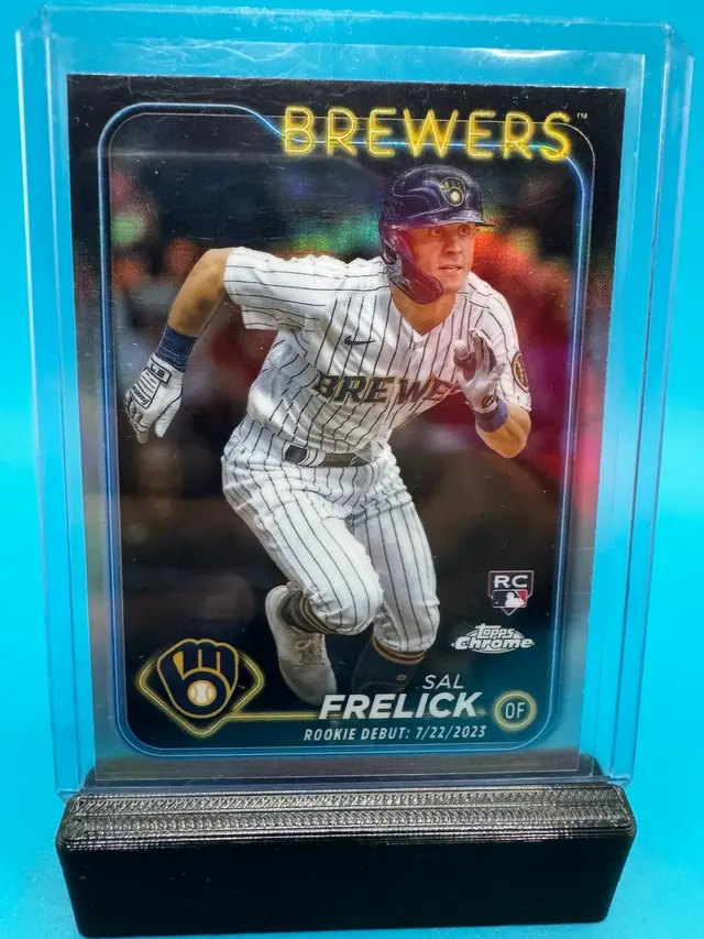 Sal Frelick Topps Chrome Update Rookie Debut Refractor RC Milwaukee Brewers
