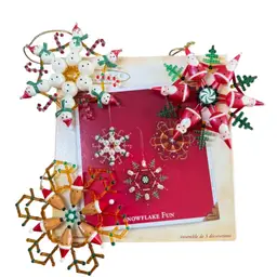 2004 Hallmark Keepsake Christmas Ornament, Snowflake Fun, 3 Piece Set With Box